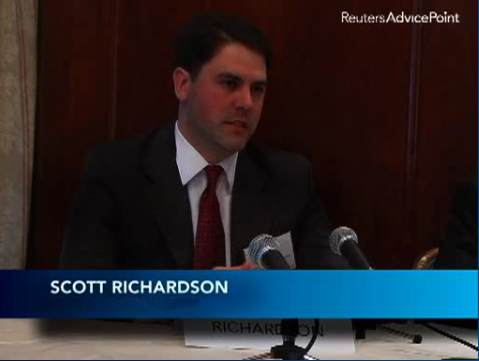 Scott addressing Financial Advisors on 